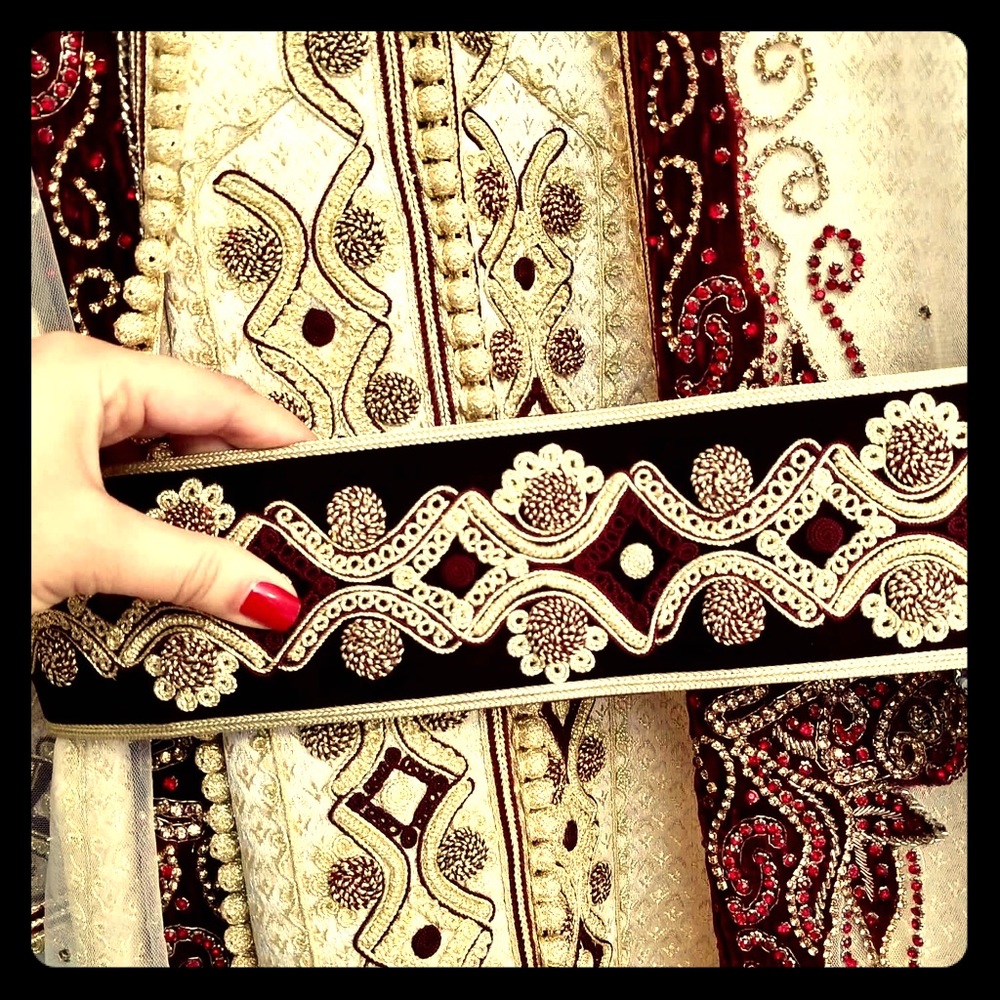 Haute couture bridal caftan(100% handmade)